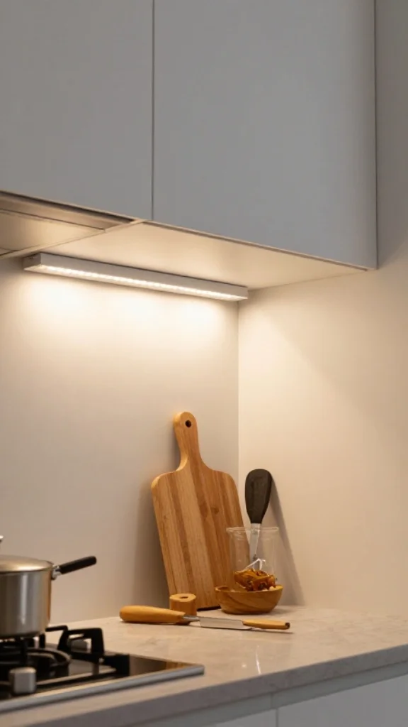 Add Under-Cabinet Lighting