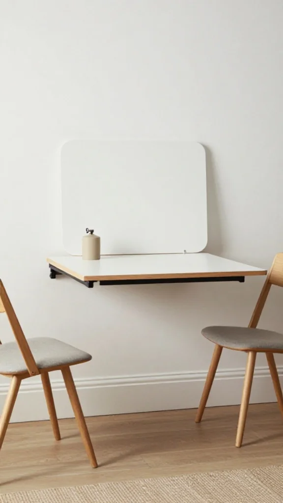 Create a Fold-Down Dining Table