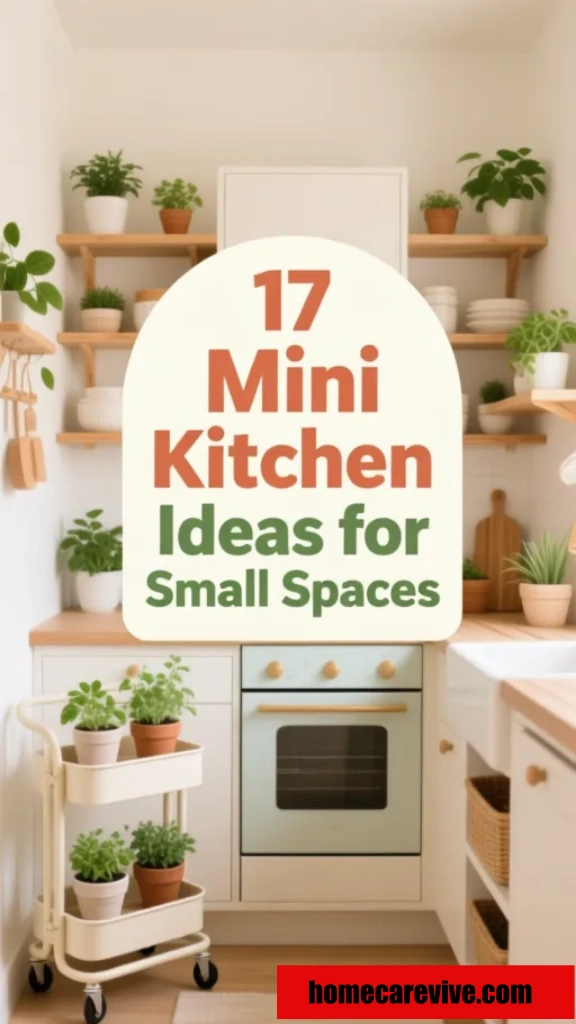 mini kitchen ideas for small spaces