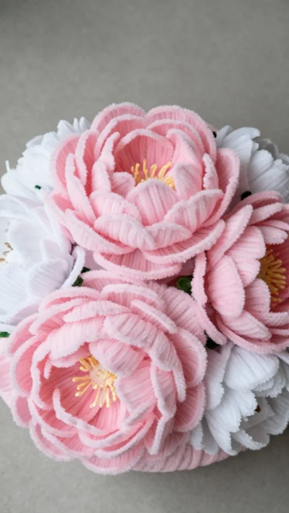 Peony Pouf Creation
