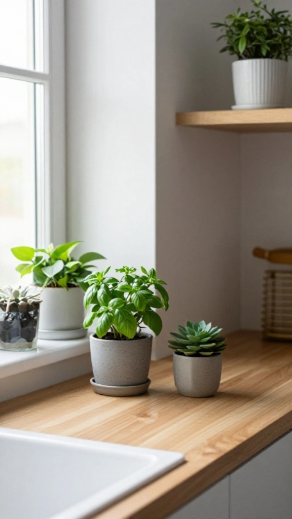 Style With One or Two Small Plants