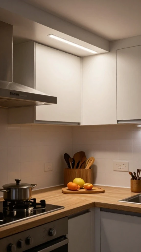 Add Under-Cabinet Lighting