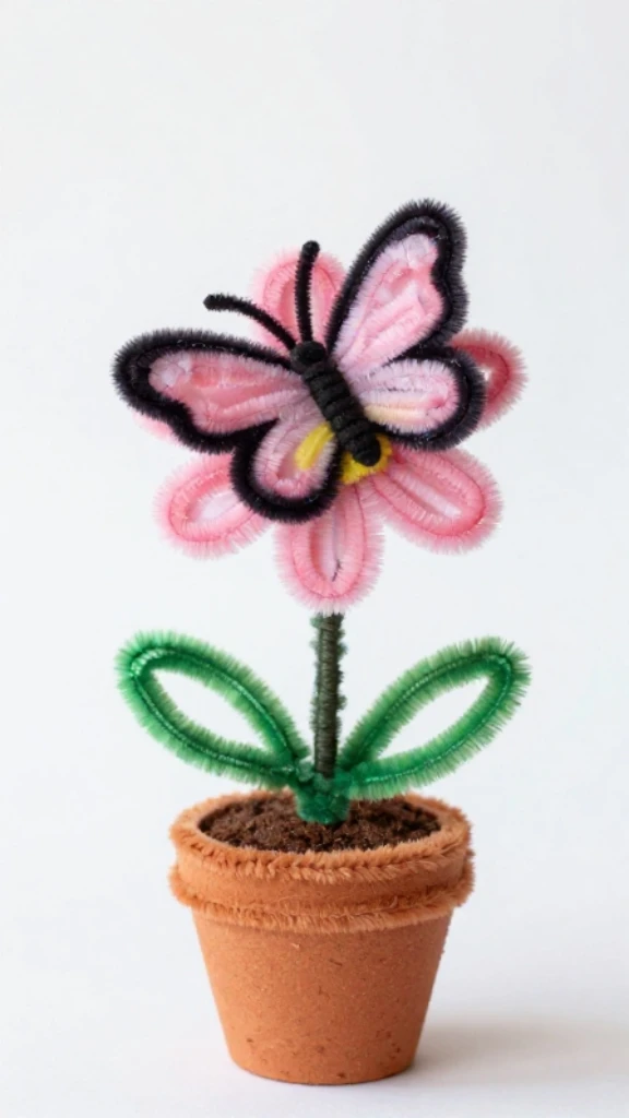 Butterfly and Flower Combo Craft