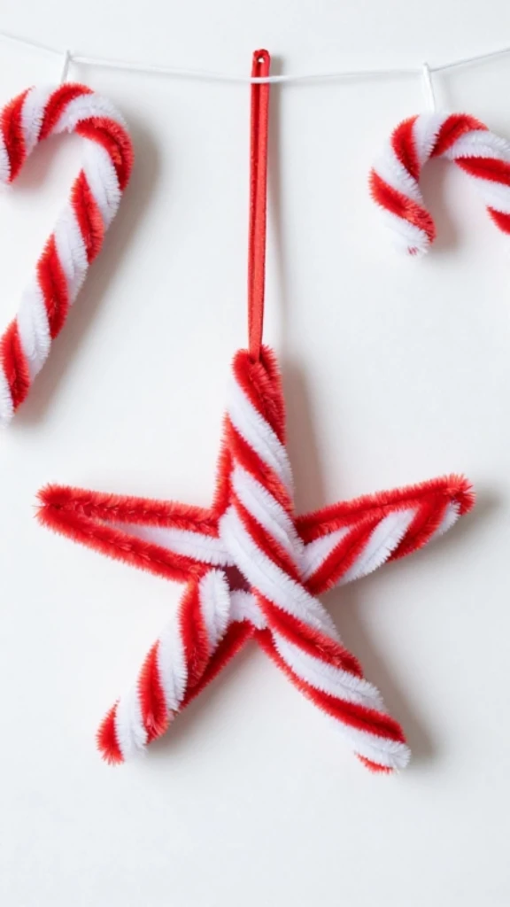 Easy Pipe Cleaner Christmas Crafts