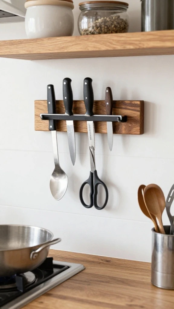 Hang a Magnetic Knife Strip