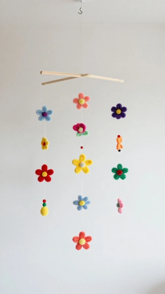 Hanging Flower Mobile