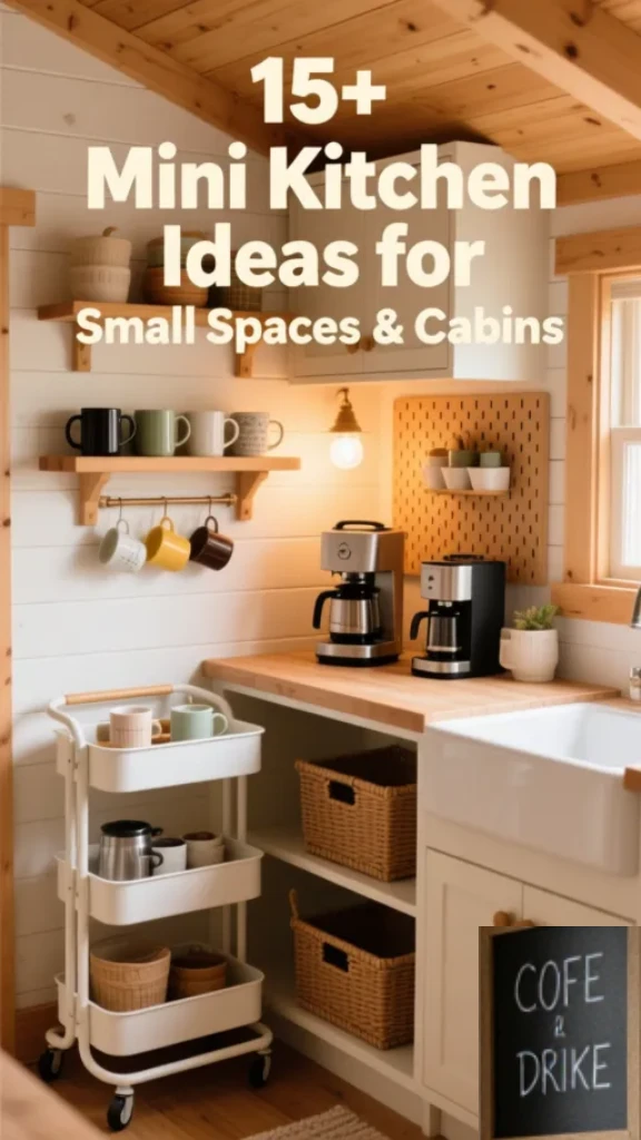 Mini Kitchen Ideas for Small Spaces Cabin