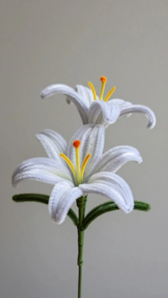 Pipe Cleaner Lily Flower