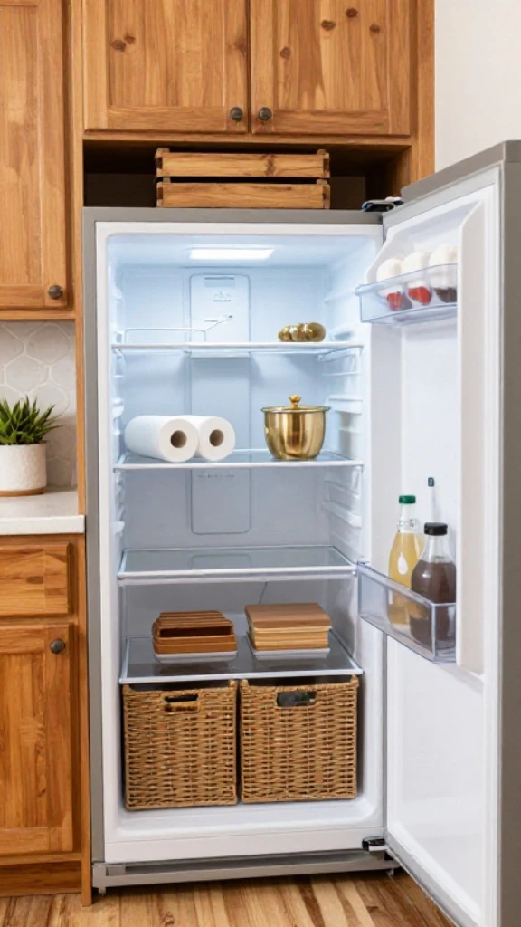 Use the Space Above the Fridge