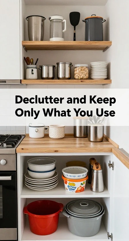 Declutter and Keep Only What You Use
