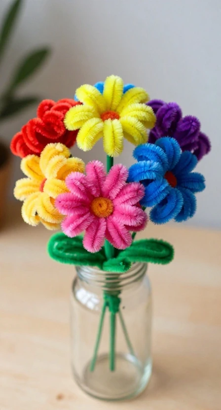 Fluffy Pompom Flower
