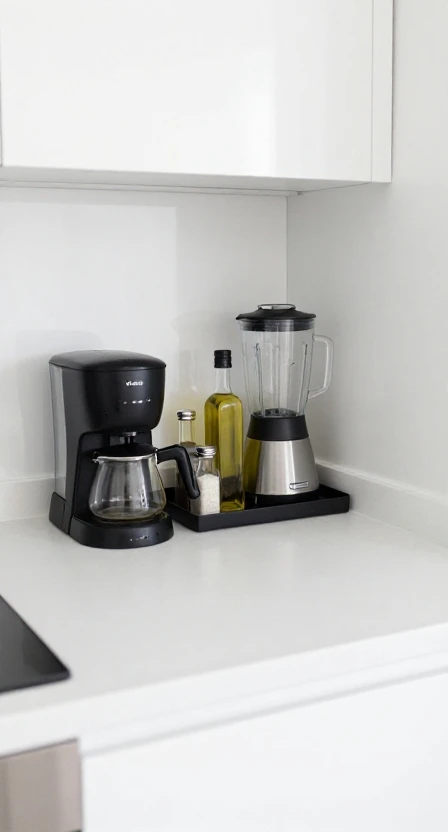 Keep the Counter Clear and Minimal
