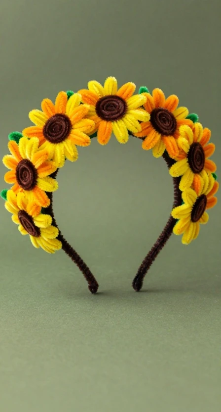 Sunflower Crown or Headband
