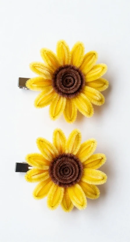 Sunflower Hair Clip
