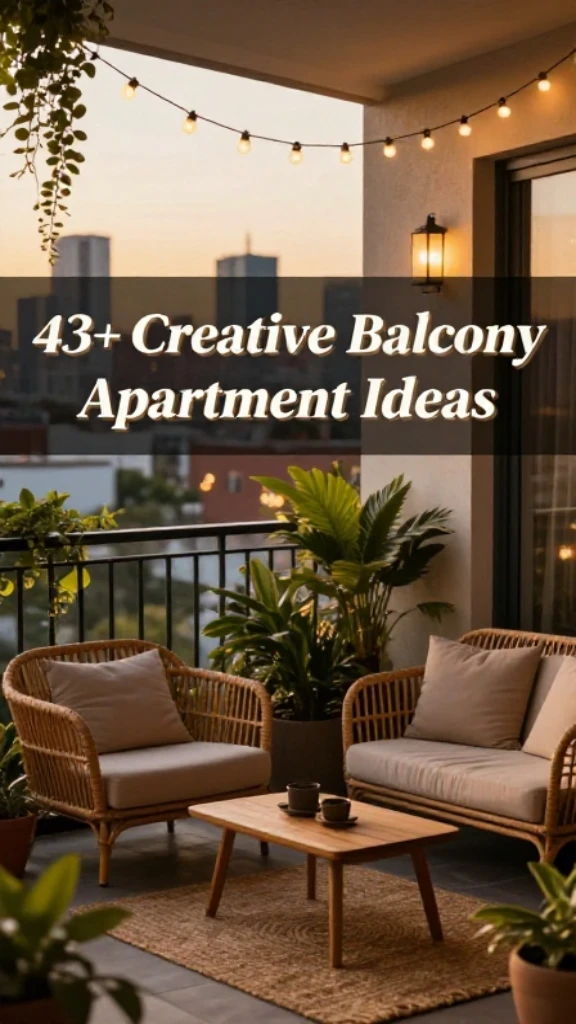 Creative Balcony Apartment Ideas