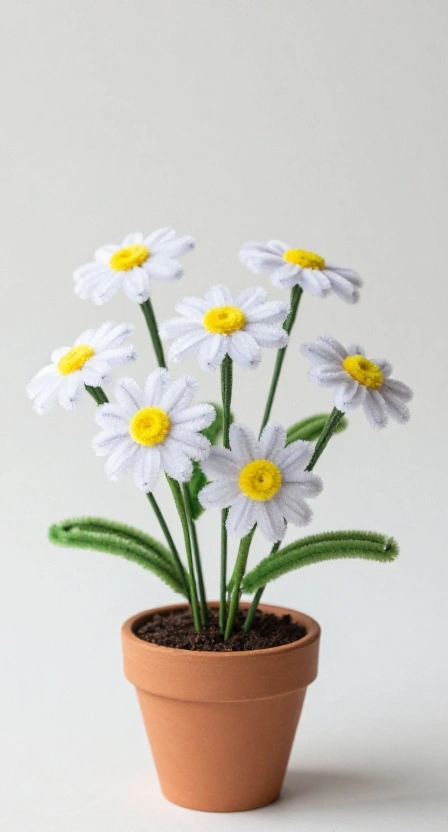 Daisy Garden With Multiple Blooms