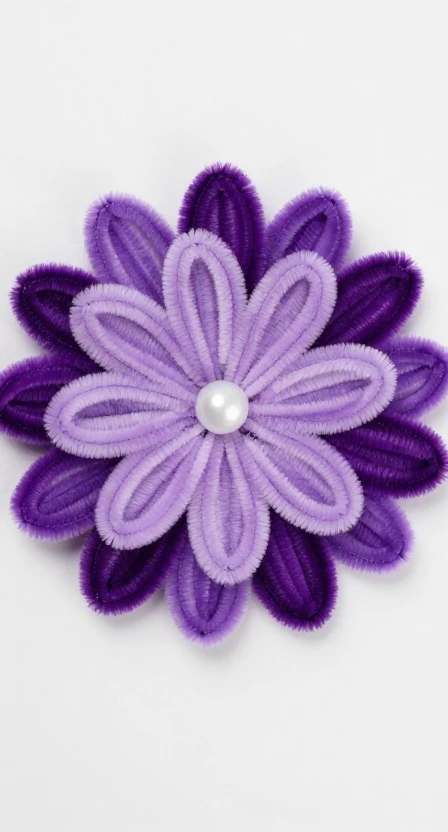 Ombre Purple Fantasy Flower